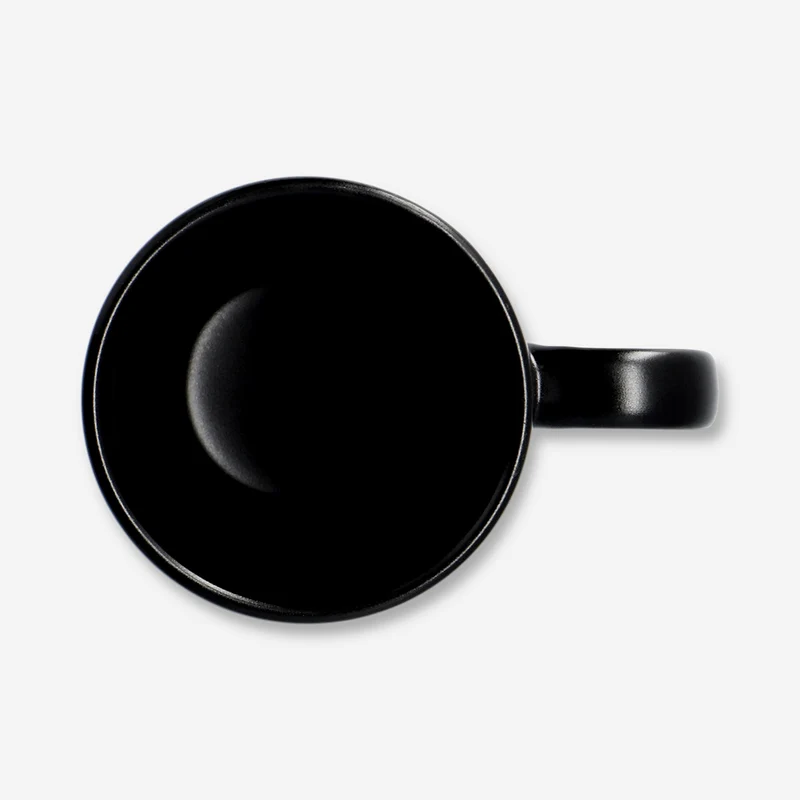Black cat mug with handle - 400 ml