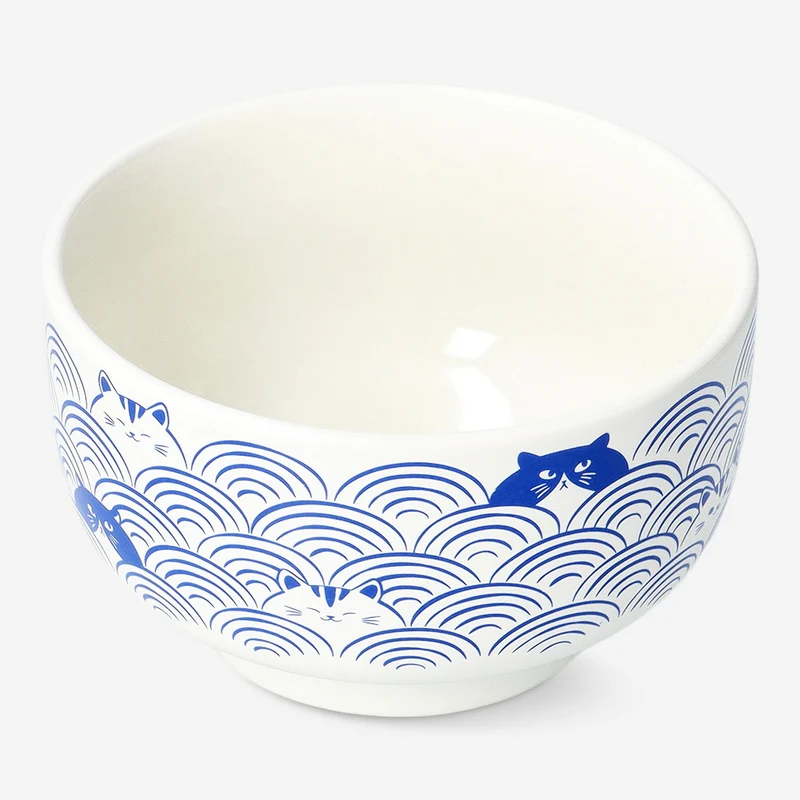 Bowl with cat print - 11 cm