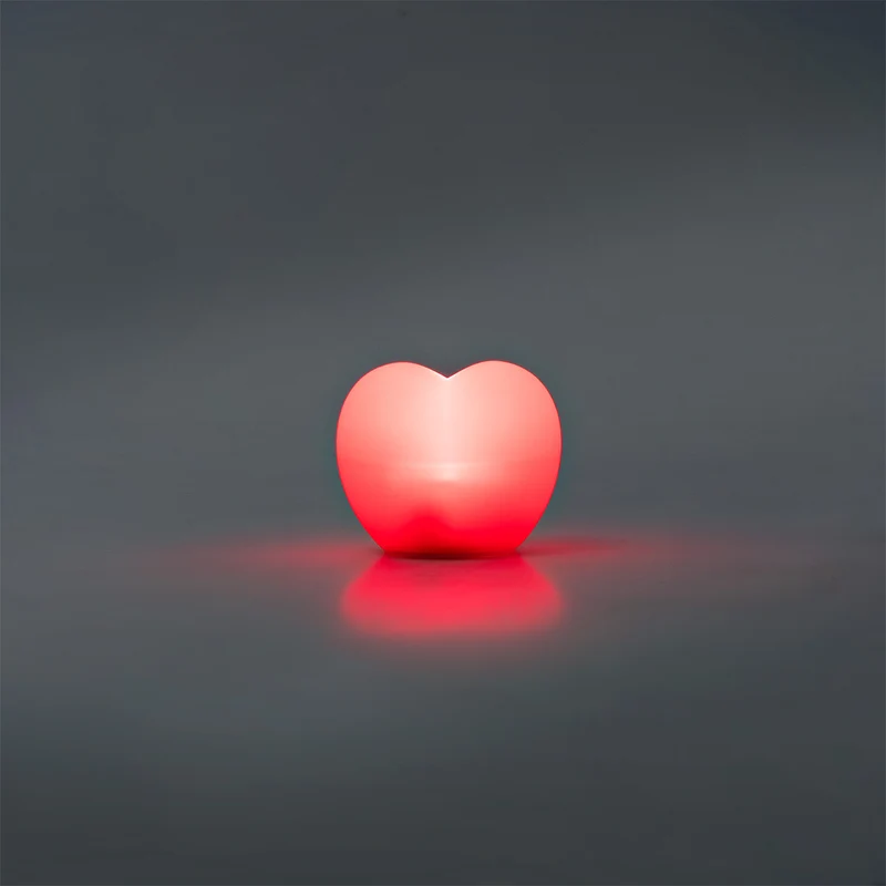 Cosy lamp - Red heart