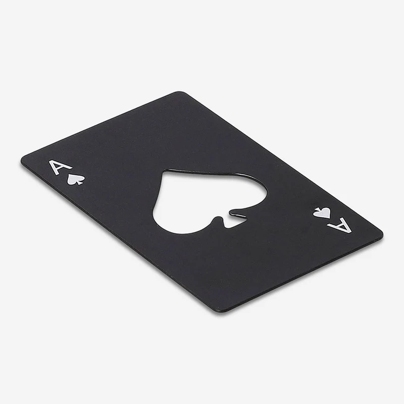 Bottle opener as playing card - 9 cm