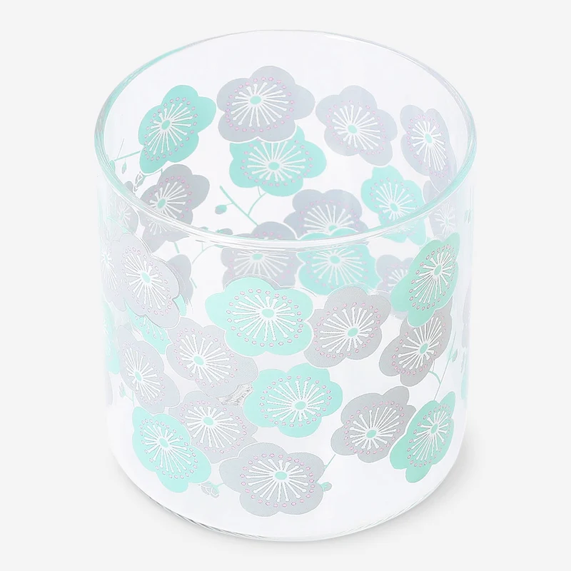Drinking glass with cherry blossom print - 350 ml