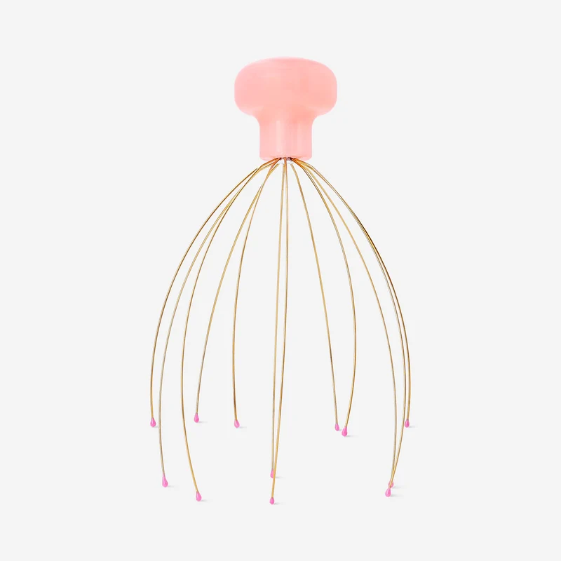 Gold head massager