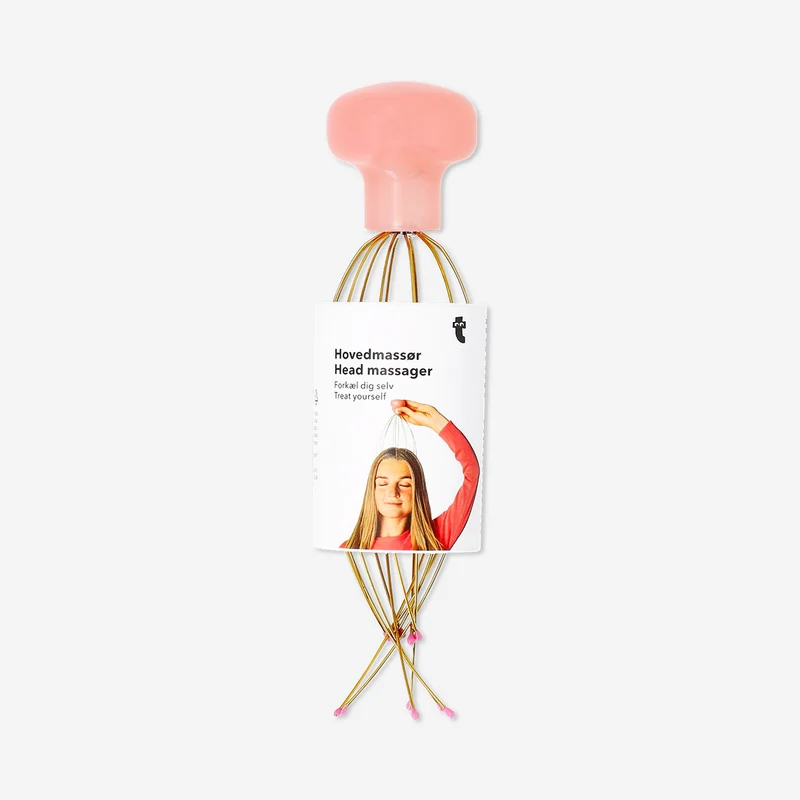Gold head massager