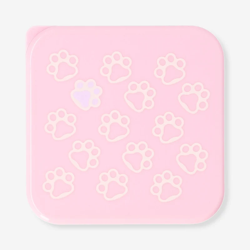 Snack box with paw print - 12x12 cm