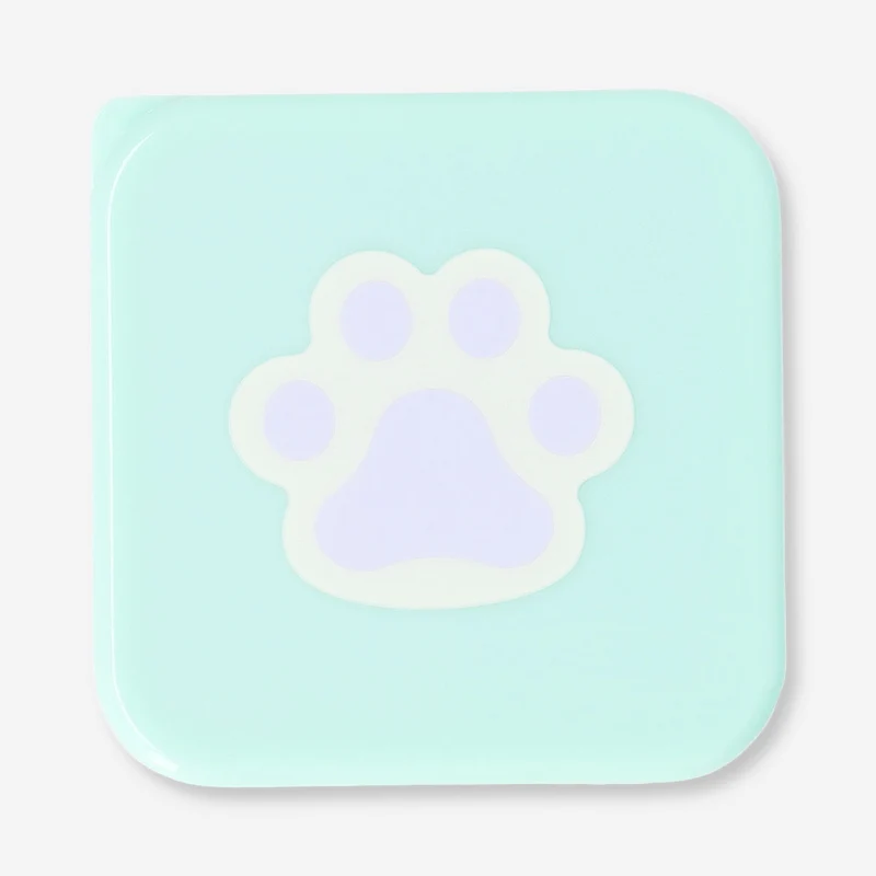 Snack box with paw print - 8.5x8.5 cm