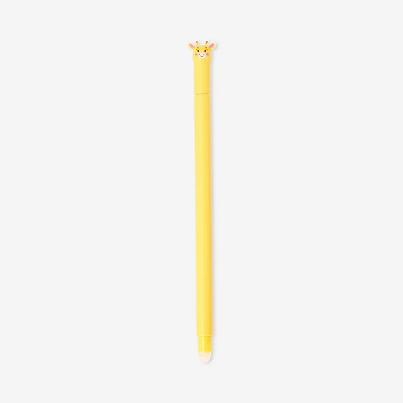 Erasable gel ink pen - Giraffe topper