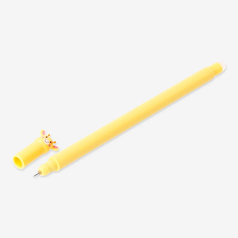 Erasable gel ink pen - Giraffe topper