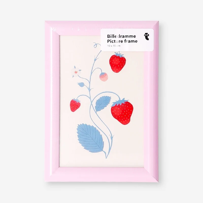 Pink picture frame - 10x15 cm