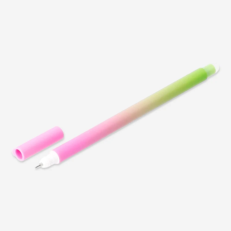 Erasable gel ink pen - Pink and green gradient