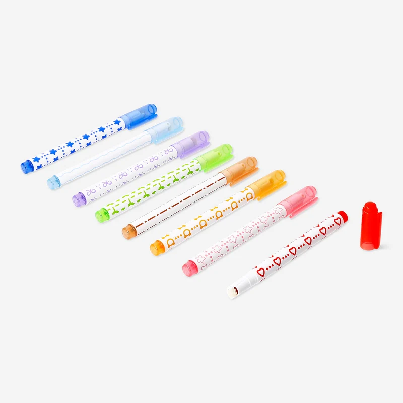 Roller markers - 8 pcs