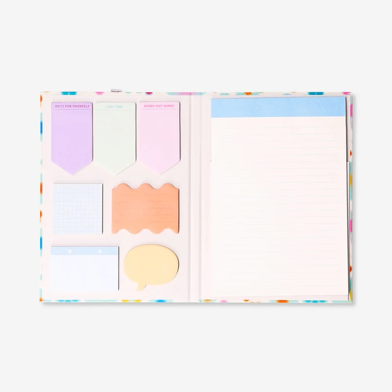 B5 floral clipboard with paper pads