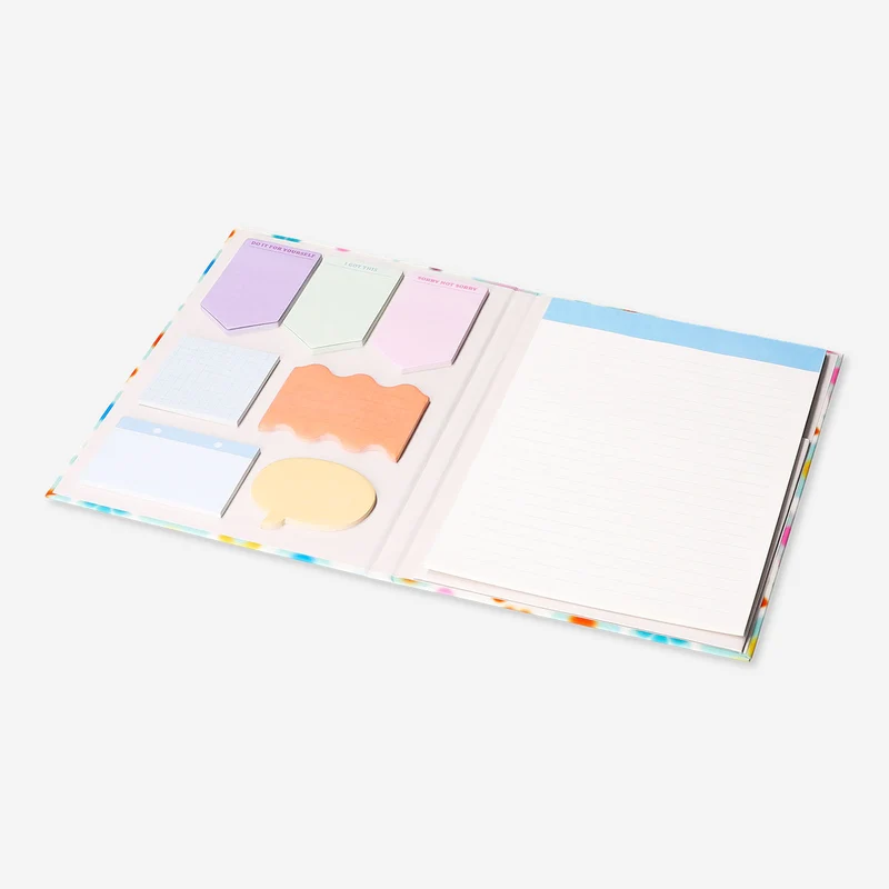 B5 floral clipboard with paper pads