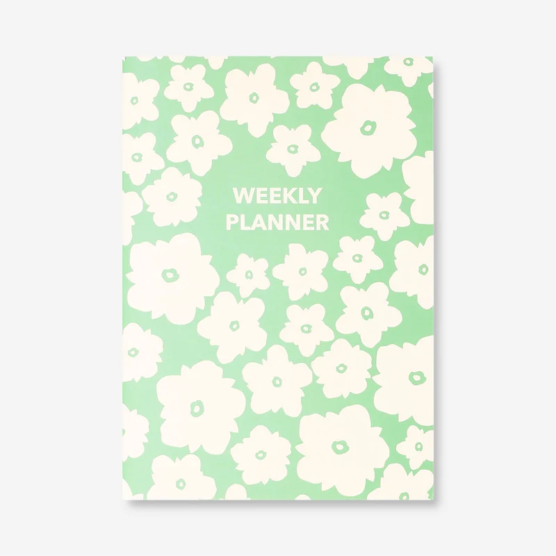 B5 floral weekly planner
