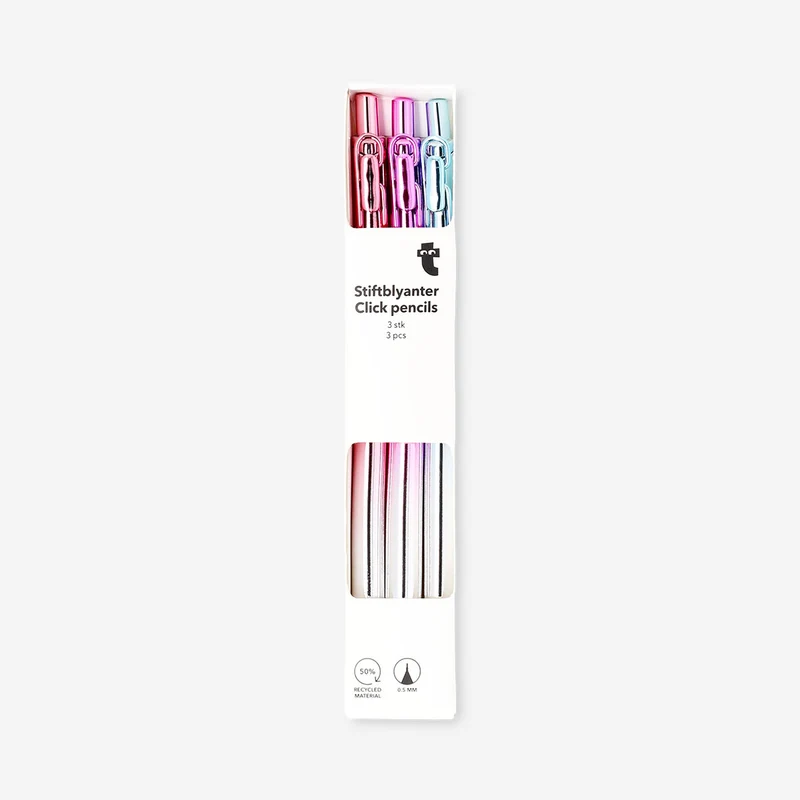 Metallic propelling pencils - 3 pcs