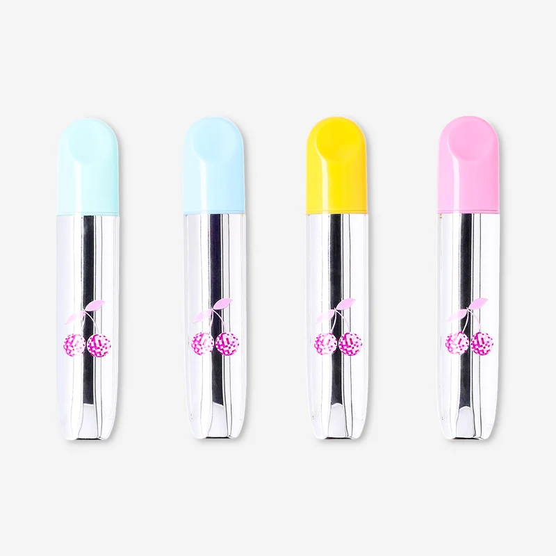 Highlighters in silver cases - 4 pcs
