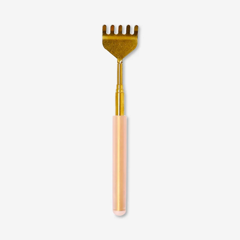 Gold telescopic back scratcher