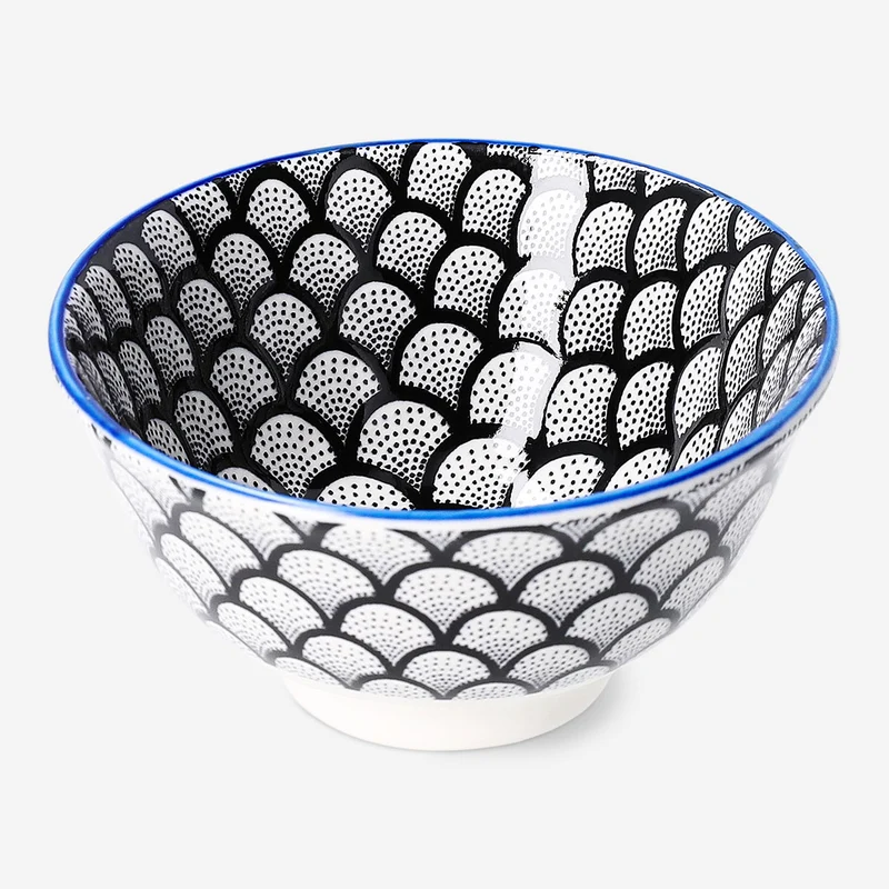 Bowl with scallop pattern - 9 cm