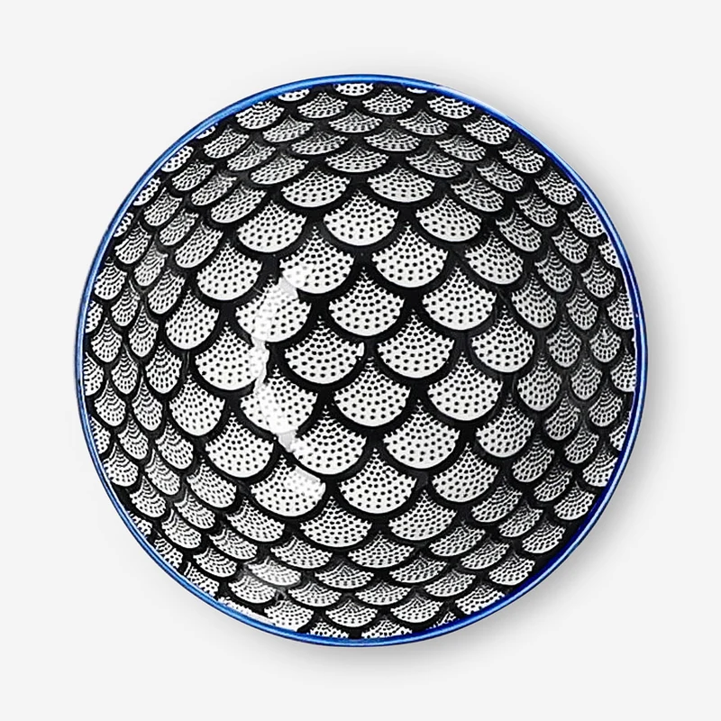 Bowl with scallop pattern - 9 cm