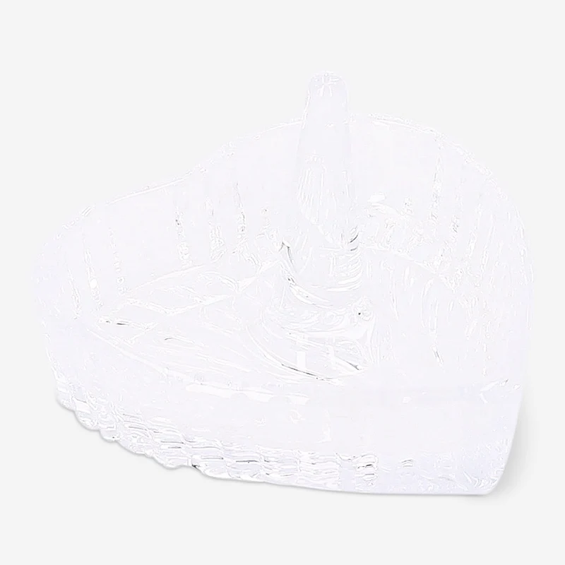 Glass heart ring holder - 8 cm