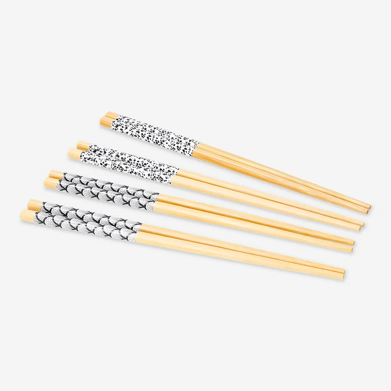 Chopsticks with print - 8 pcs