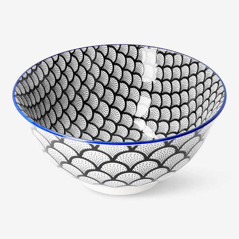 Bowl with scallop pattern - 15 cm