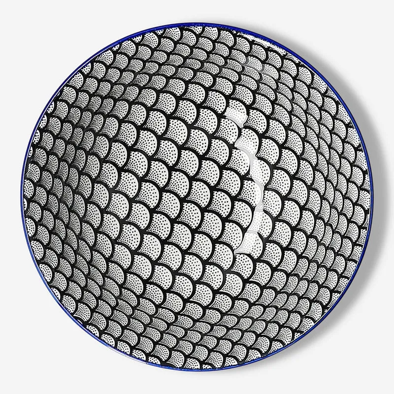 Bowl with scallop pattern - 15 cm