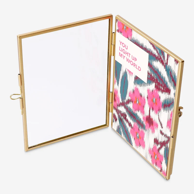 Gold picture frame - 11x16 cm