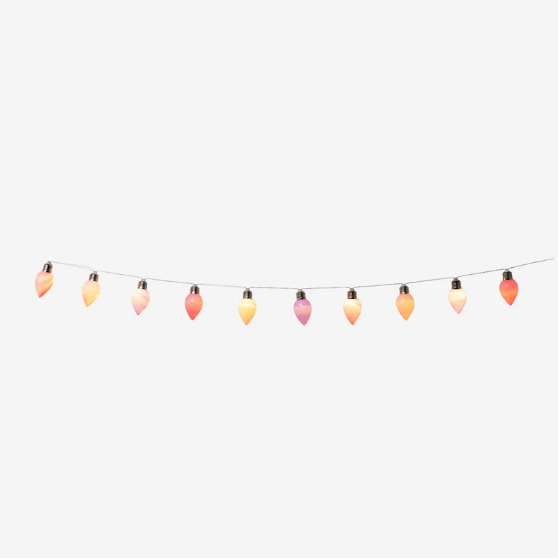 Bulb string lights. 285 cm