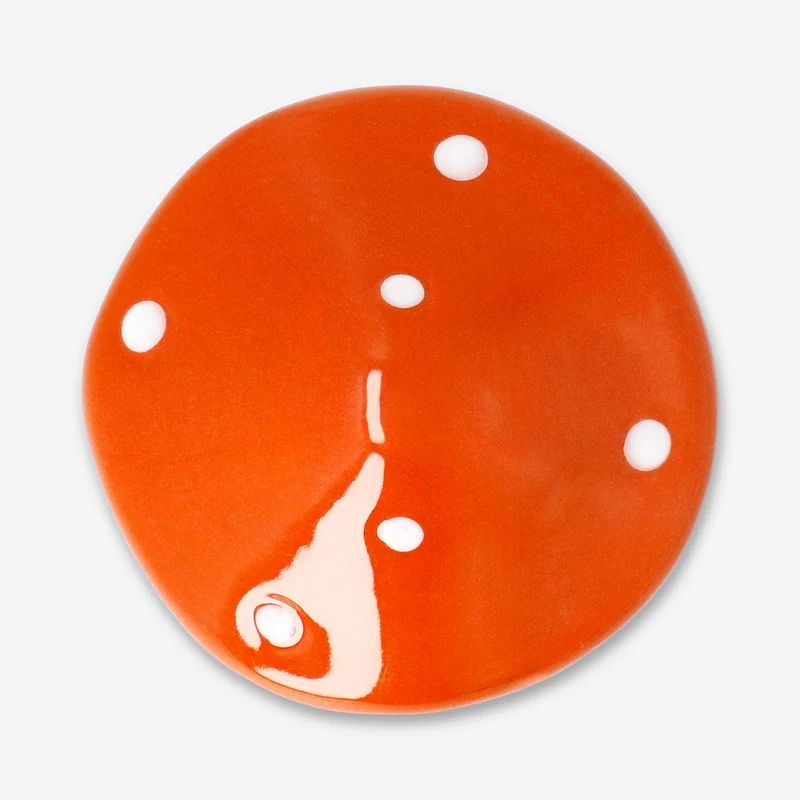 Decorative red mushroom - 8 cm