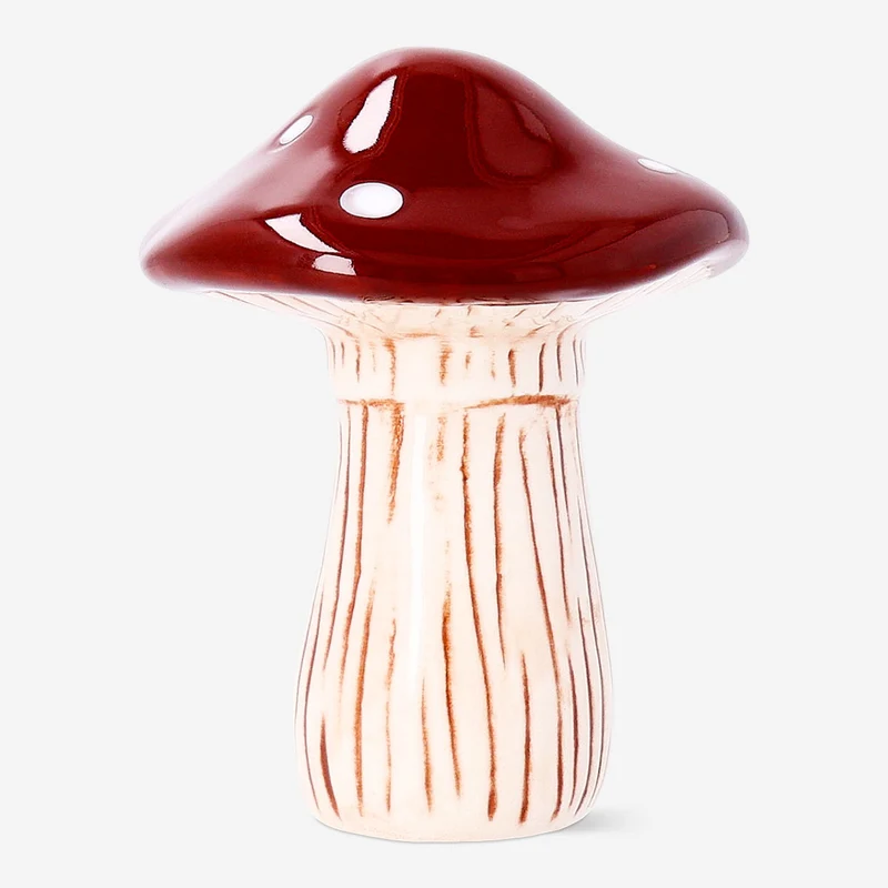 Decorative brown mushroom - 10 cm