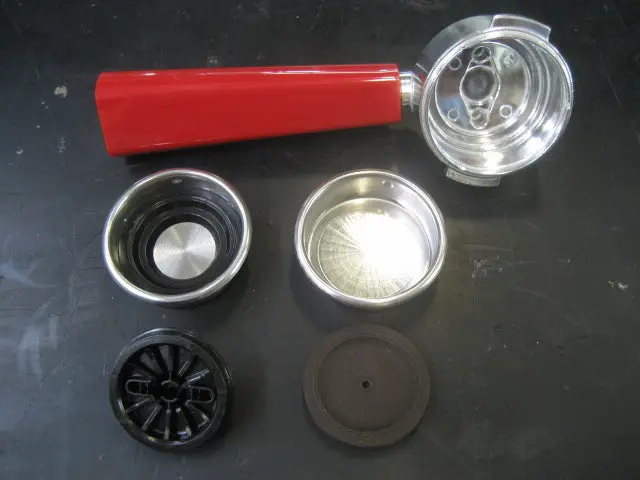 Porta filtro per macchina da caffè Ariete retrò rossa