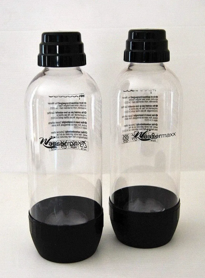 Confezione 2 bottiglie per gasatore Wassermax attacco baionetta
