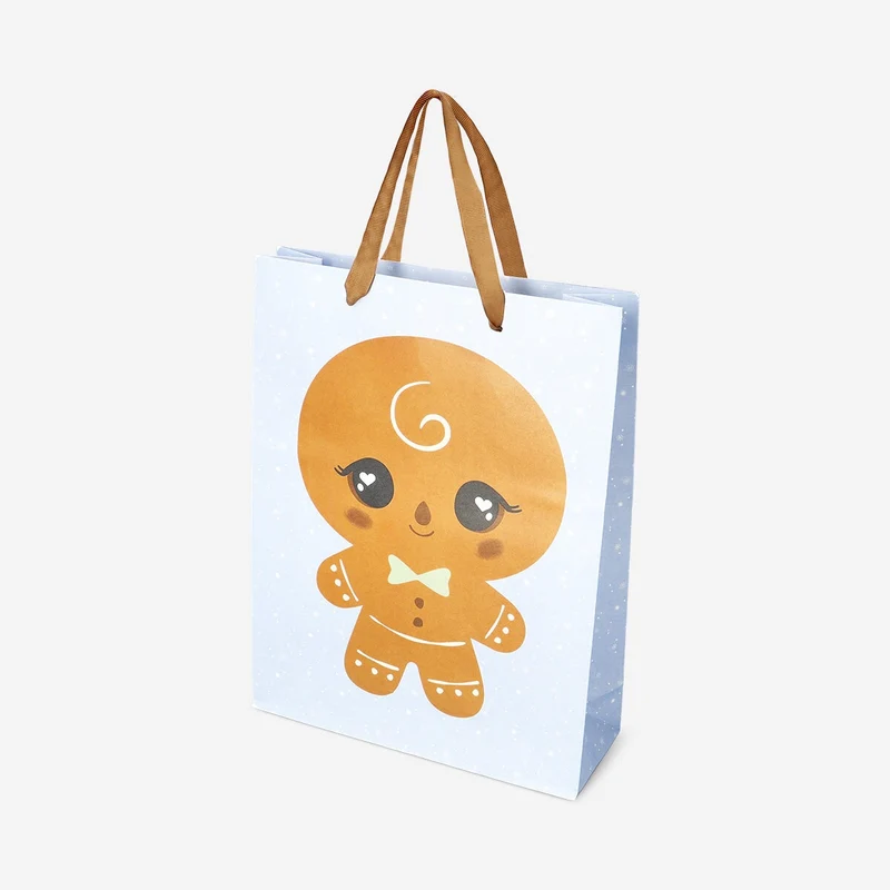 Gift bags with Christmas icons - 2 pcs
