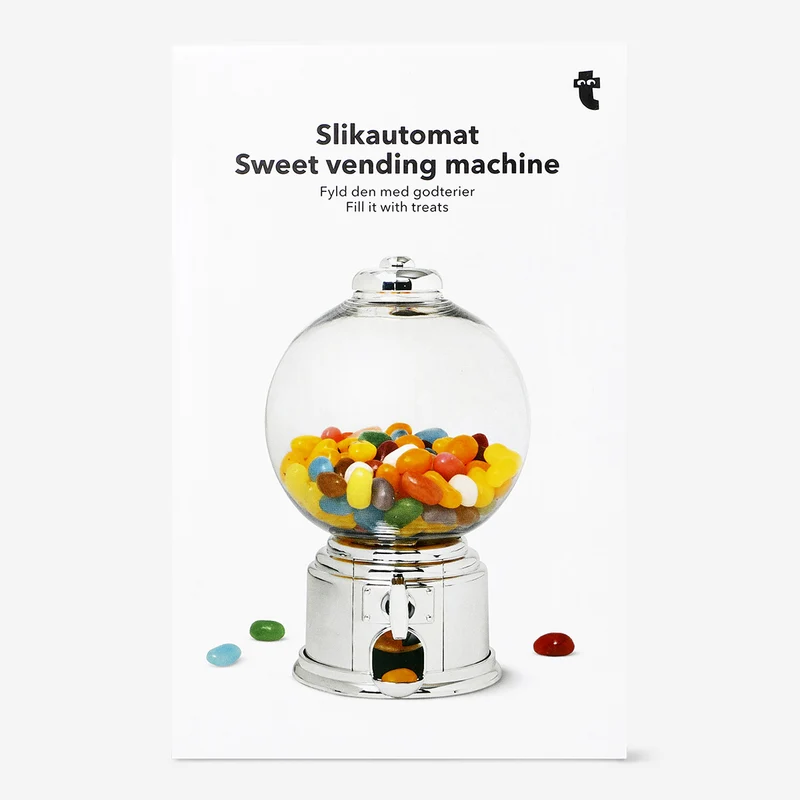 Silver sweet vending machine
