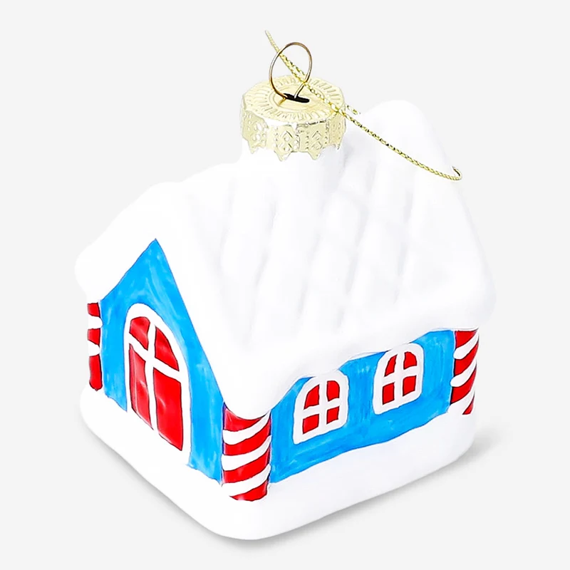 Bauble - Snow covered house