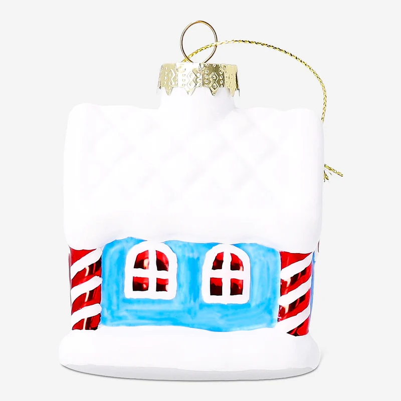 Bauble - Snow covered house