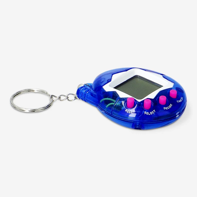 Key ring - Blue digital pet
