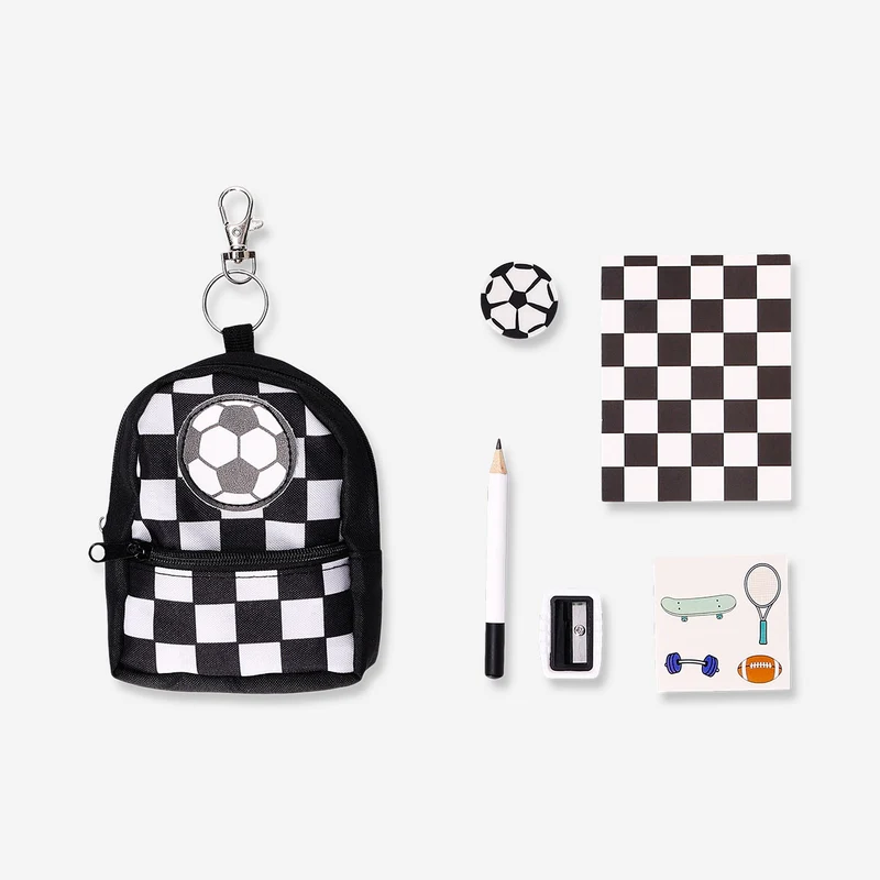 Stationery kit - Mini backpack soccer themed