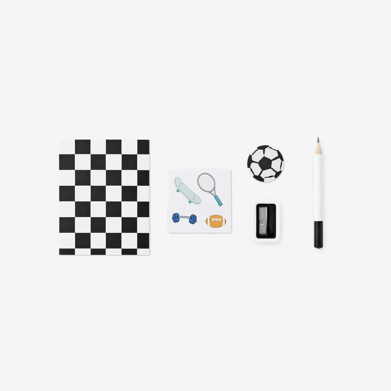Stationery kit - Mini backpack soccer themed