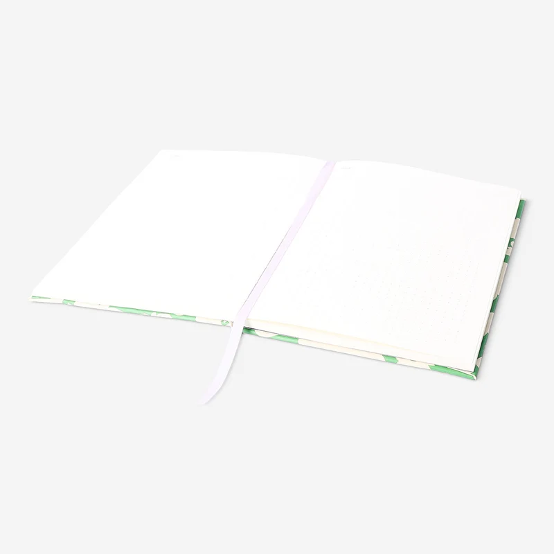 A5 green floral bullet planner