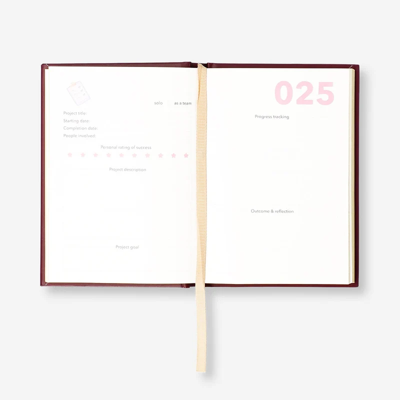 A6 project planner - English