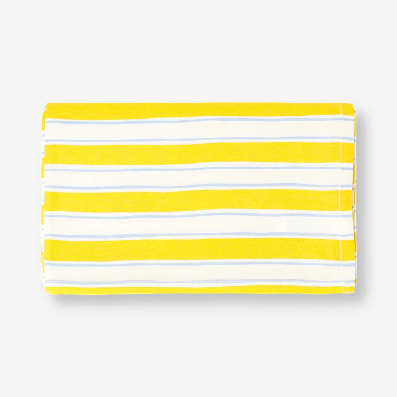 Yellow striped tablecloth - 140x220 cm