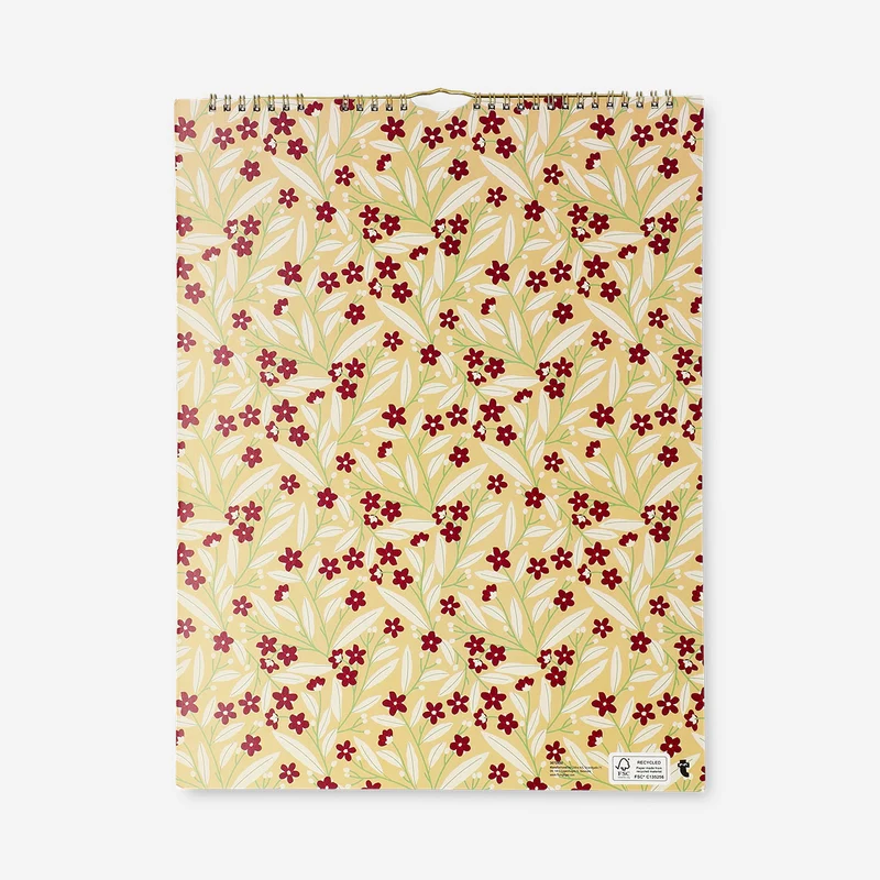 Family planner with stickers and memos