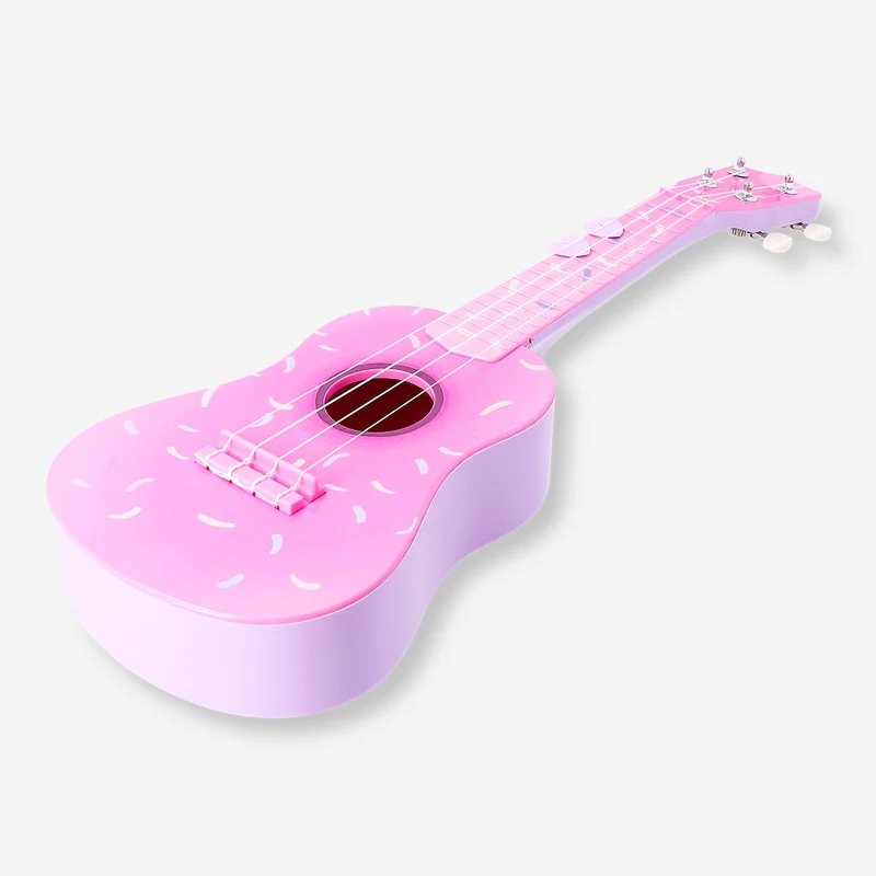 Ukulele - Pink doughnut design