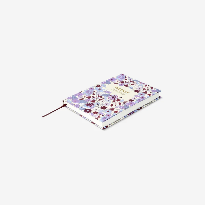 Floral weekly planner
