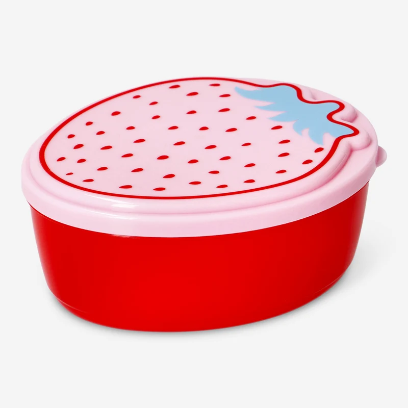 Pink strawberry lunchbox