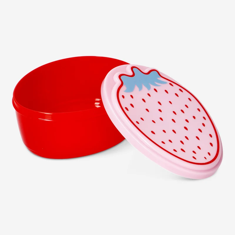 Pink strawberry lunchbox
