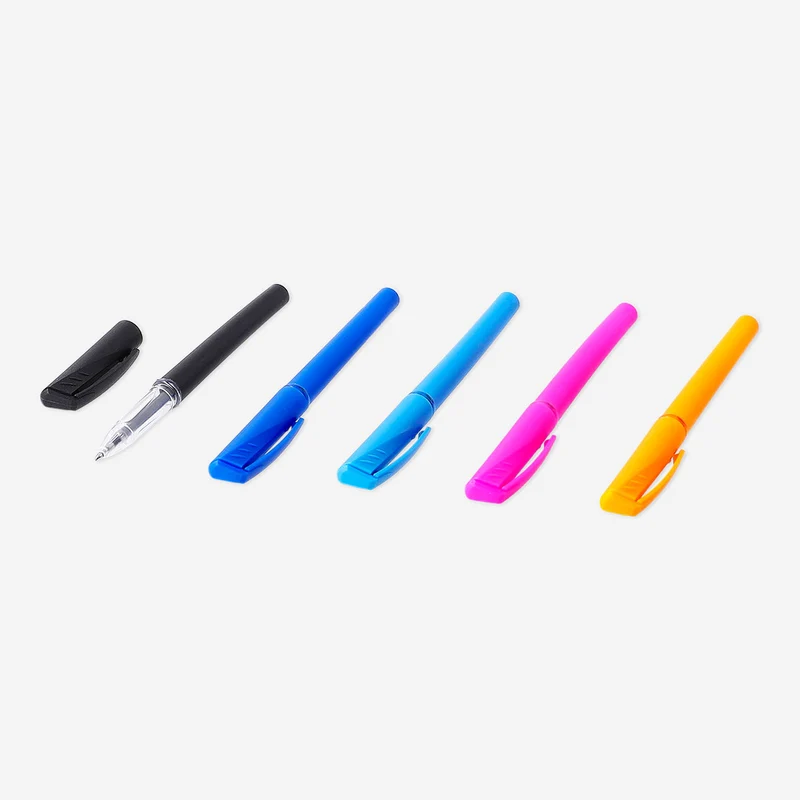 Gel ink pens with refills - 12 pcs