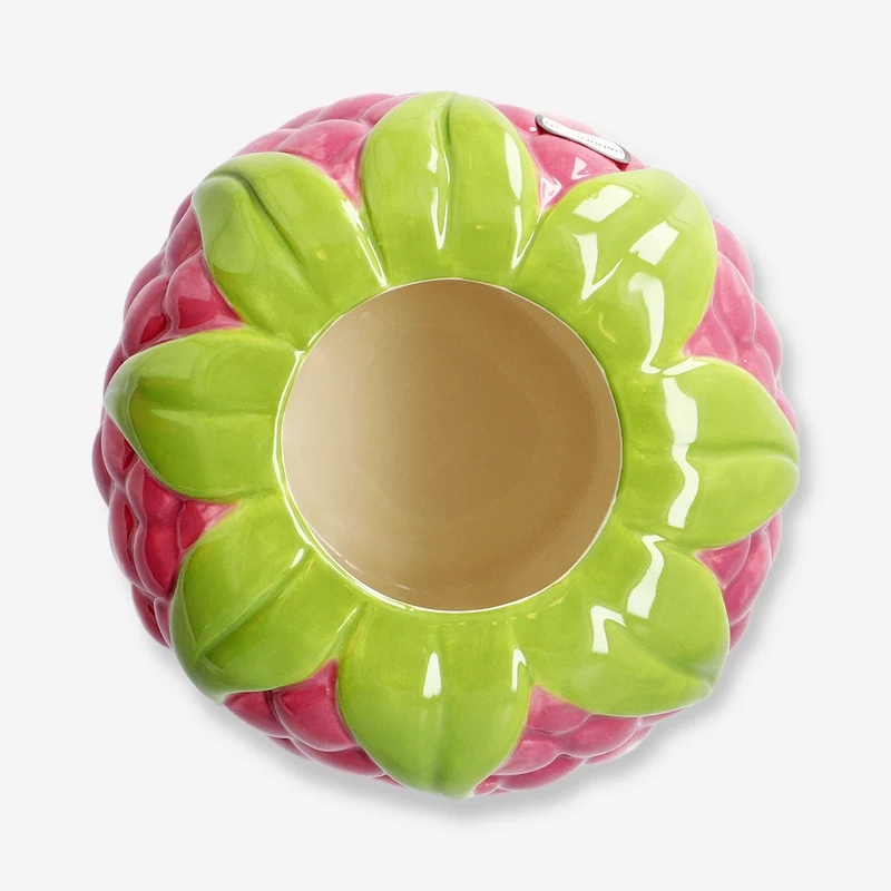 Pink raspberry vase - 14 cm