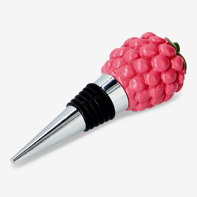 Raspberry wine stopper